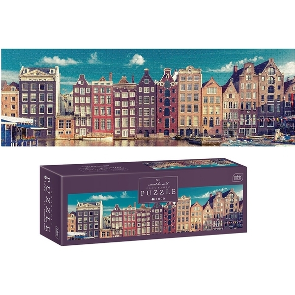 Пазли тришарові панорамні Interdruk Around the World 1, 32х96 см, 1000 елементів (326287) - Pampik - 2