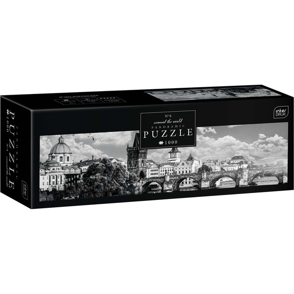 Пазли тришарові панорамні Interdruk Around the World 4, 32х96 см, 1000 елементів (326317) - Pampik