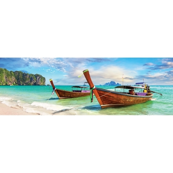 Пазли тришарові панорамні Interdruk Around the World 2, 32х96 см, 1000 елементів (326294) - Pampik - 4