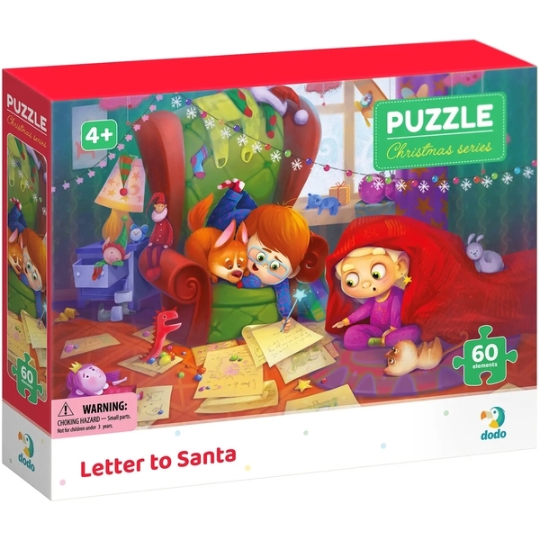 Пазл DoDo Лист до Санти, 60 елементів (300574) - Pampik