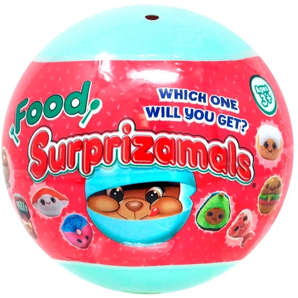 М'яка іграшка-сюрприз у кулі Surprizamals S1 Вкусняшки, в асортименті (SU03666-0024) - Pampik