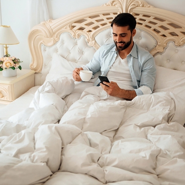 Ковдра пухова MirSon Raffaello 052, зима, 110x140 см (2200000000026) - Pampik - 8