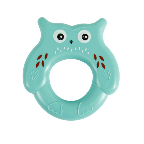 Іграшка-брязкальце Lindo Сова, зелений (1615 зел) - Pampik