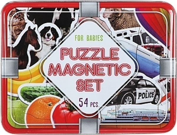 Набір магнітних пазлів Magdum Magnetic Gift Puzzle for baby, 54 шт. (ML4031-62 EN) - Pampik