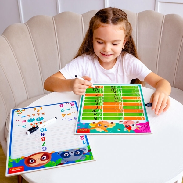 Дошка-тренажер Vladi Toys Алфавіт (VT5010-25) - Pampik - 3