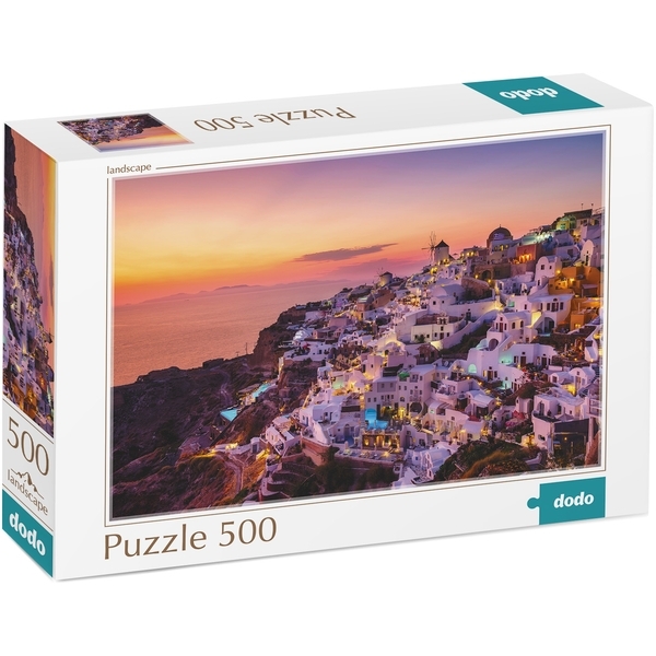 Пазл DoDo Село Ія. Греція, 500 елементів (301156) - Pampik