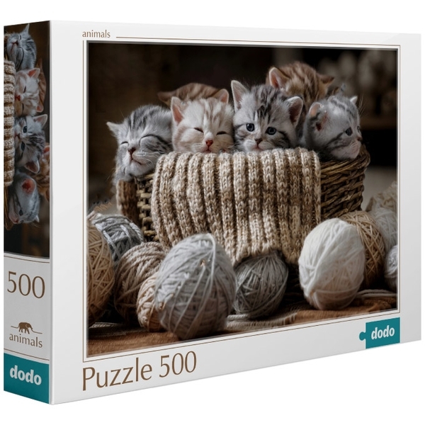 Пазл DoDo Милі кошенята, 500 елементів (300534) - Pampik