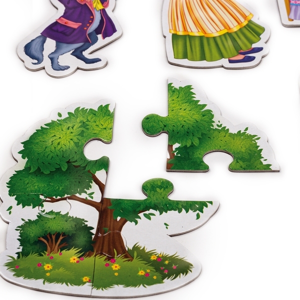 Настольная игра Vladi Toys Магнитный театр Красная Шапочка, укр. язык (VT3206-52) - Pampik - 4