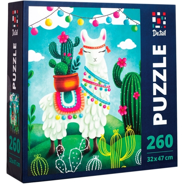 Пазл De.tail Llama cutie, 260 елементів (DT200-02) - Pampik