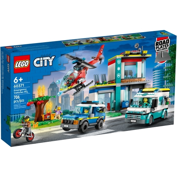 Конструктор LEGO City Центр управления спасательным транспортом (60371) - Pampik