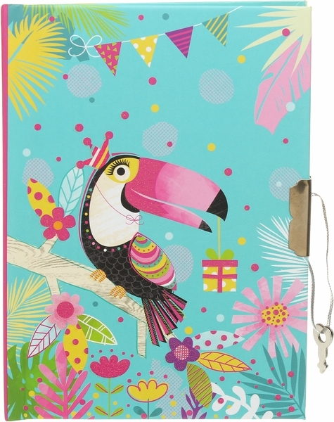 Блокнот на замочке в подарочной коробке, 80 листов, линия "Тукан" Malevaro - Pampik