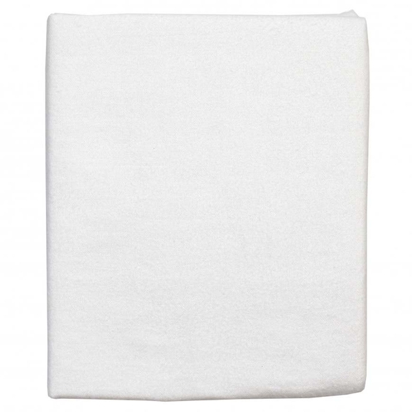 Простирадло на резинці Twins Soft Organic, фланель преміум, 120x60 см, білий (6030-TSO-01) - Pampik