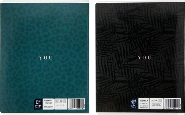 Набор тетрадей Interdruk Premium You A, клетка, 96 листов, 2 шт. (299116-2А) - Pampik - 2