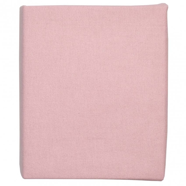 Простирадло на резинці Twins Soft Organic, фланель преміум, 120x60 см, пудровий (6030-TSO-24) - Pampik