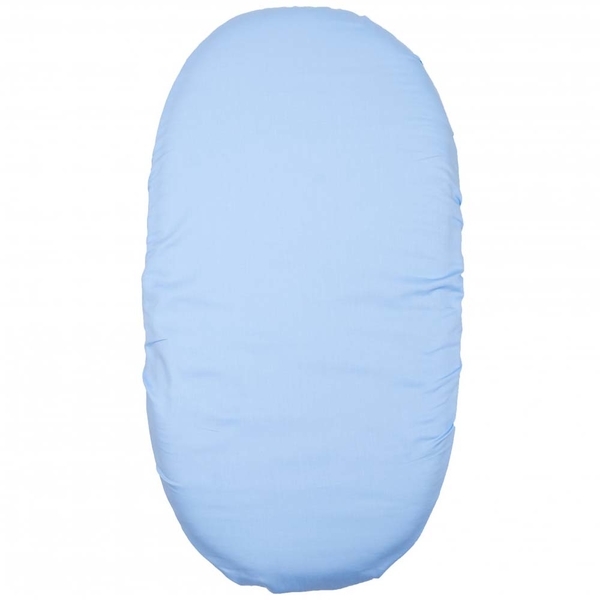 Простирадло на резинці Twins, в коляску, 90х50 см, блакитний (6060-90х50-04) - Pampik