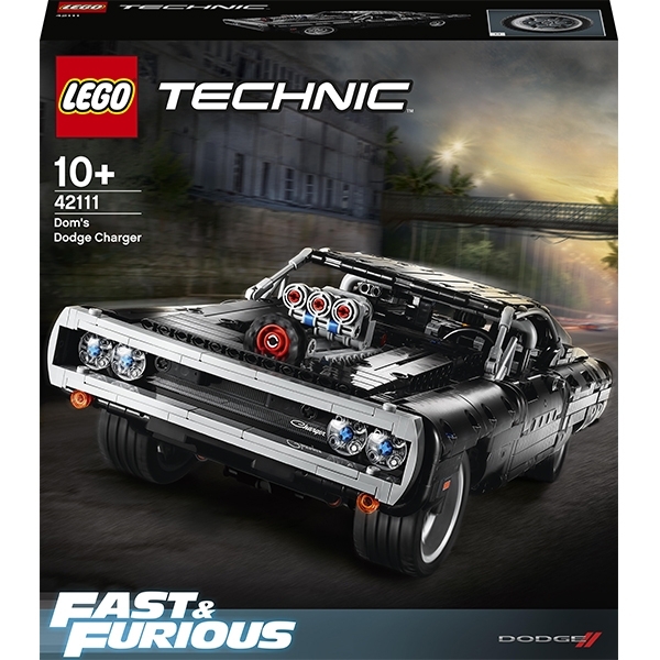 Конструктор LEGO Technic Dodge Charger,1077 деталей (42111) - Pampik