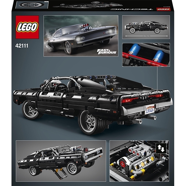 Конструктор LEGO Technic Dodge Charger,1077 деталей (42111) - Pampik - 13
