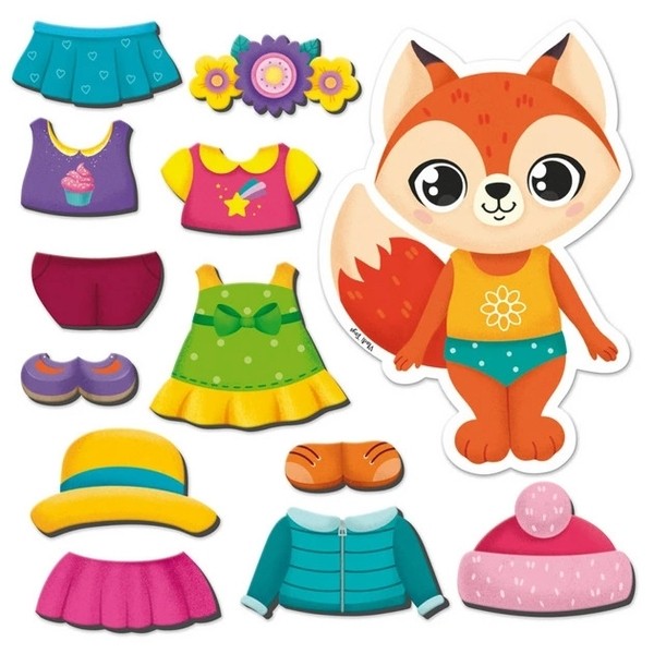 Магнітна гра Vladi Toys Лисичка в папці (VT3204-33) - Pampik - 4