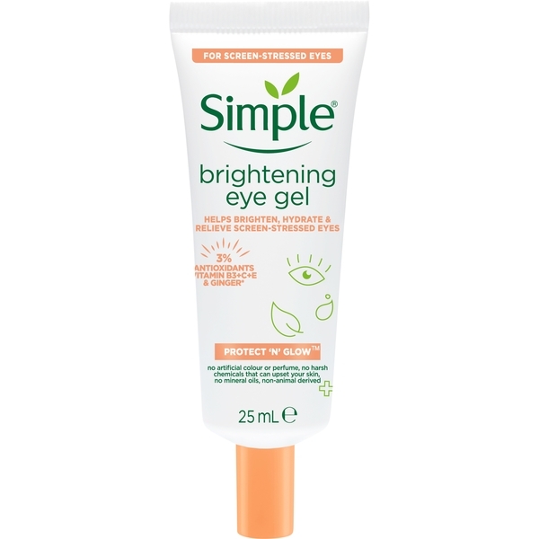 Гель вокруг глаз Simple Protect N Glow Осветляющий, 25 мл - Pampik