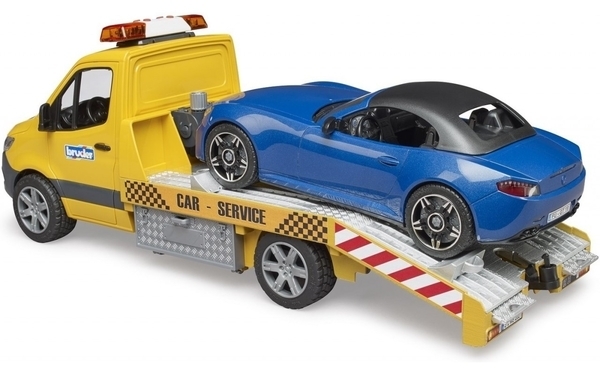 Набор Bruder Эвакуатор Mercedes Sprinter c родстером, свет и звук (02675) - Pampik - 4