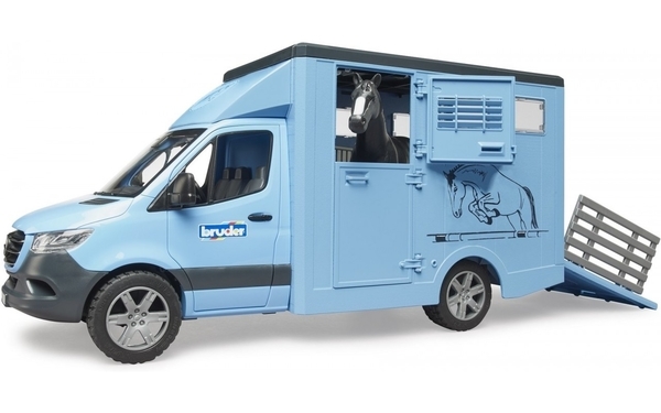 Набор Bruder машинка для перевозки животных Mercedes Sprinter с фигуркой лошади (02674) - Pampik - 2