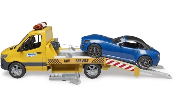 Набор Bruder Эвакуатор Mercedes Sprinter c родстером, свет и звук (02675) - Pampik - 2