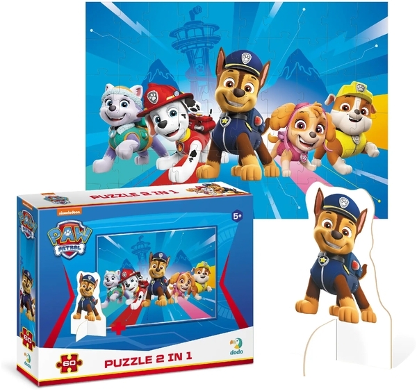 Пазл с фигуркой DoDo Paw Patrol Готовы к приключениям, 60 элементов (200163) - Pampik - 2