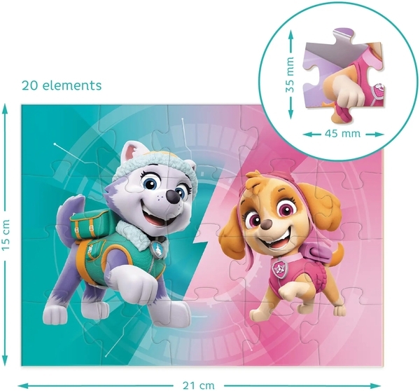 Пазл 4 в 1 DoDo Paw Patrol Друзья спасатели (200158) - Pampik - 6