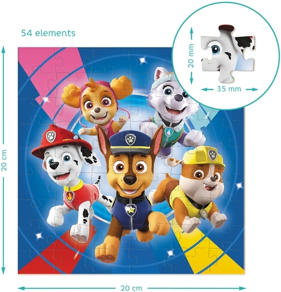 Пазл 3 в 1 DoDo Paw Patrol Команда готова до пригод (200153) - Pampik - 6