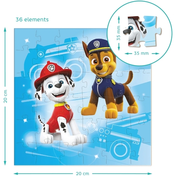 Пазл 3 в 1 DoDo Paw Patrol Смелые щенки (200154) - Pampik - 6