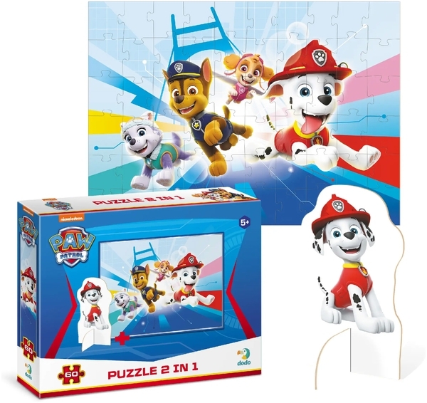 Пазл с фигуркой DoDo Paw Patrol Миссия зовет, 60 элементов (200165) - Pampik - 2