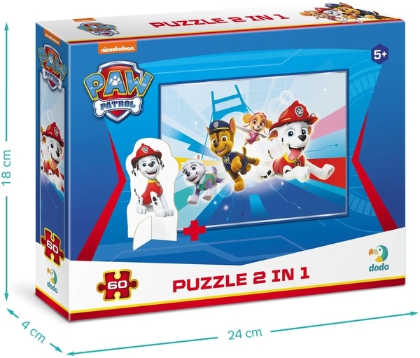 Пазл с фигуркой DoDo Paw Patrol Миссия зовет, 60 элементов (200165) - Pampik - 3