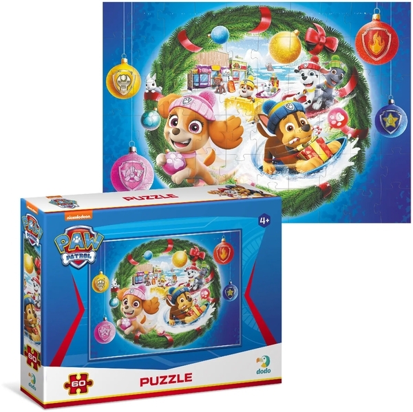 Пазл DoDo Paw Patrol Christmas Подарки, 60 элементов (200420) - Pampik - 2