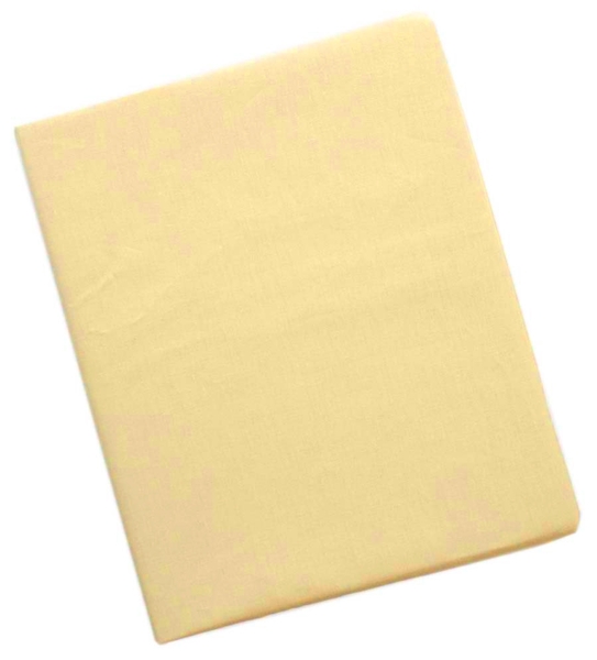 Простирадло на гумці Twins, бязь, 120х60 см, жовтий (6010-02-05) - Pampik