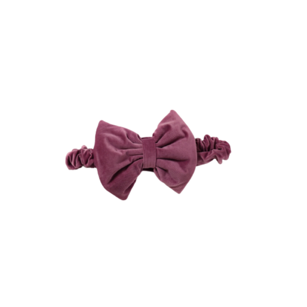 Бантик до конверту Twins Bear & Velvet Рurpur, попелясто-рожевий (7099-DB-23) - Pampik