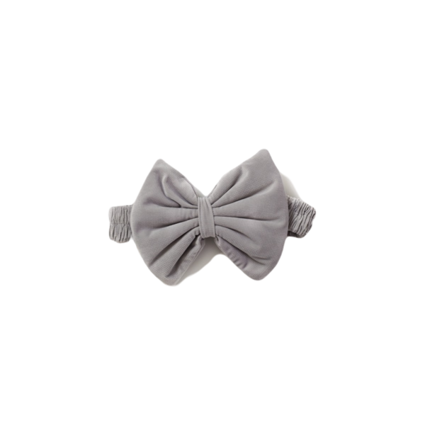 Бантик до конверту Twins Bear & Velvet Grey, сірий (7099-DB-10) - Pampik