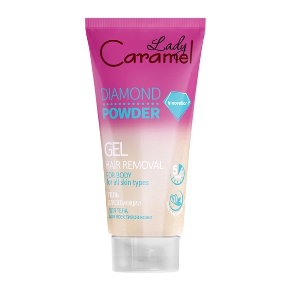 Гель для депіляції Caramel Diamond Powder, 150 мл (4823015943423) - Pampik