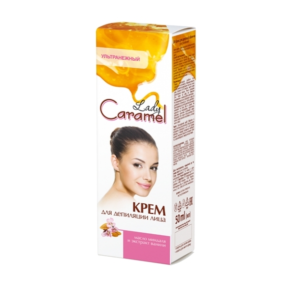 Крем Caramel для депіляції обличчя 50 мл (4823015935688) - Pampik