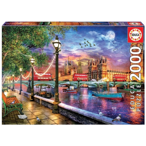 Пазл Educa Лондон на заході сонця, 2000 елементів (19046) - Pampik