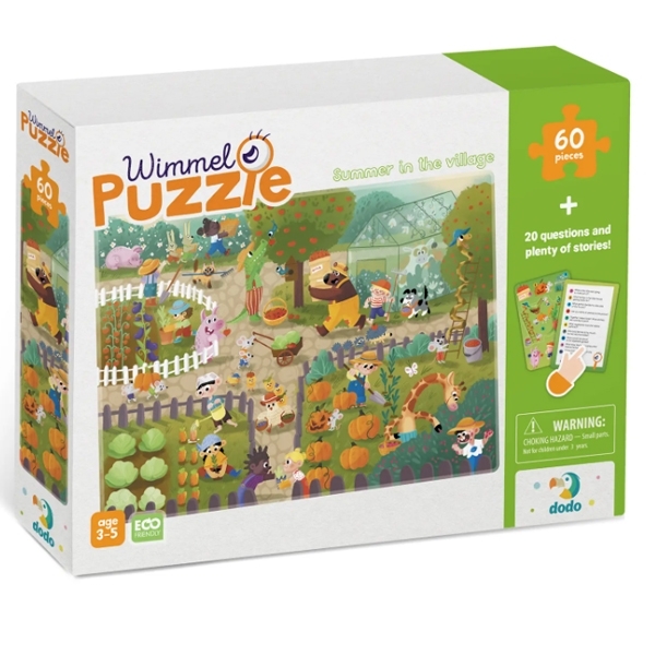 Виммельпазл DoDo Лето в селе, 60 элементов (300558) - Pampik