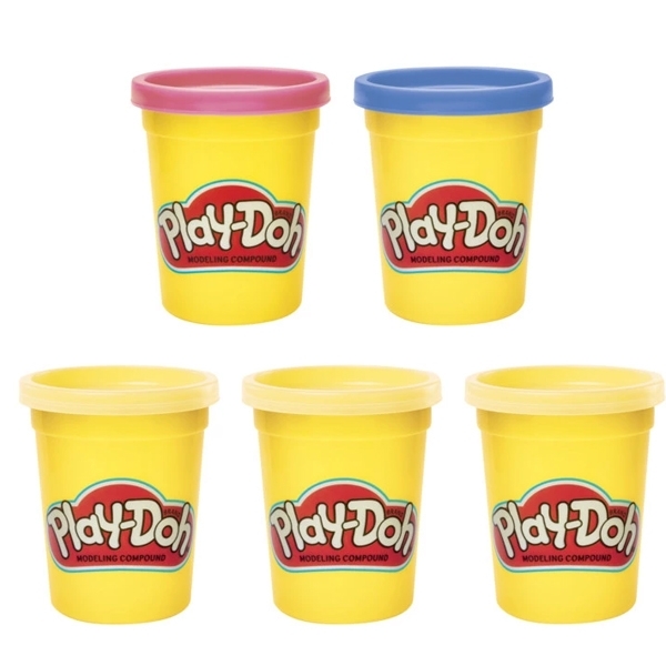 Набор для лепки Play-Doh 5 баночек (F4715) - Pampik - 2