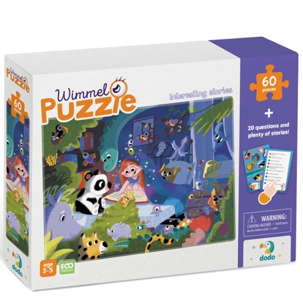 Виммельпазл DoDo Интересные истории, 60 элеменов (300559) - Pampik