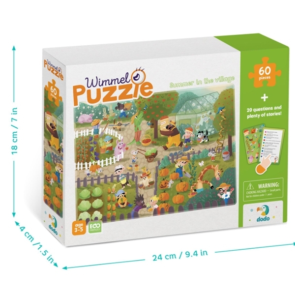 Виммельпазл DoDo Лето в селе, 60 элементов (300558) - Pampik - 3