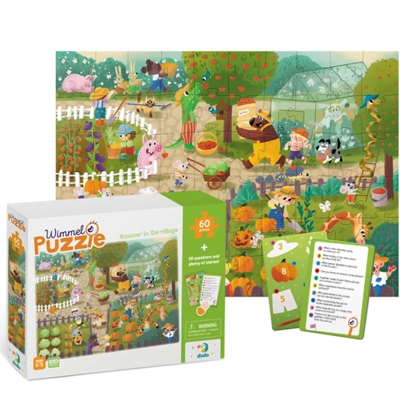 Виммельпазл DoDo Лето в селе, 60 элементов (300558) - Pampik - 2