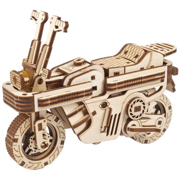Механический 3D-пазл Ukrainian Gears Мото Компакт складной скутер, 192 эл. (70168) - Pampik
