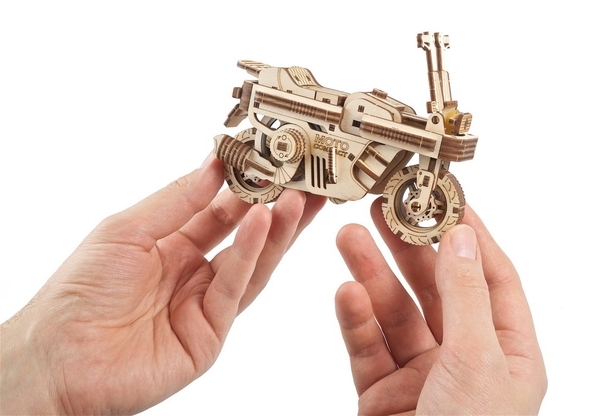 Механический 3D-пазл Ukrainian Gears Мото Компакт складной скутер, 192 эл. (70168) - Pampik - 5