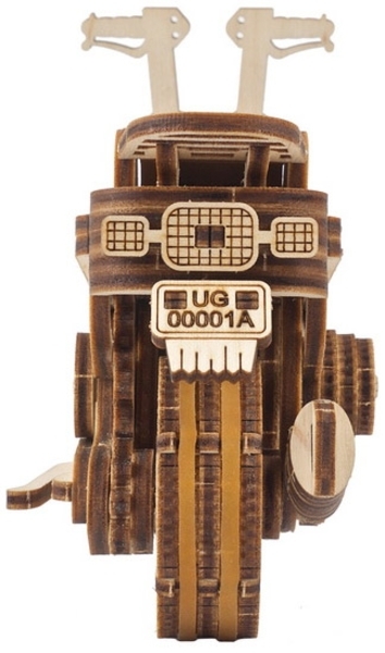 Механический 3D-пазл Ukrainian Gears Мото Компакт складной скутер, 192 эл. (70168) - Pampik - 4