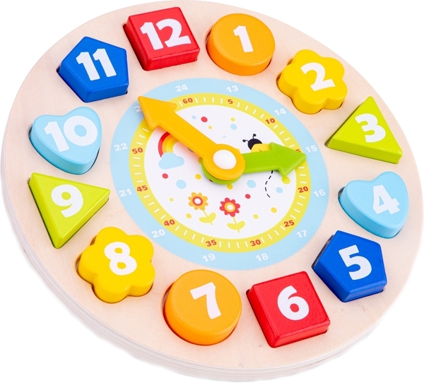 Навчальний пазл New Classic Toys Годинник (18252) - Pampik - 2