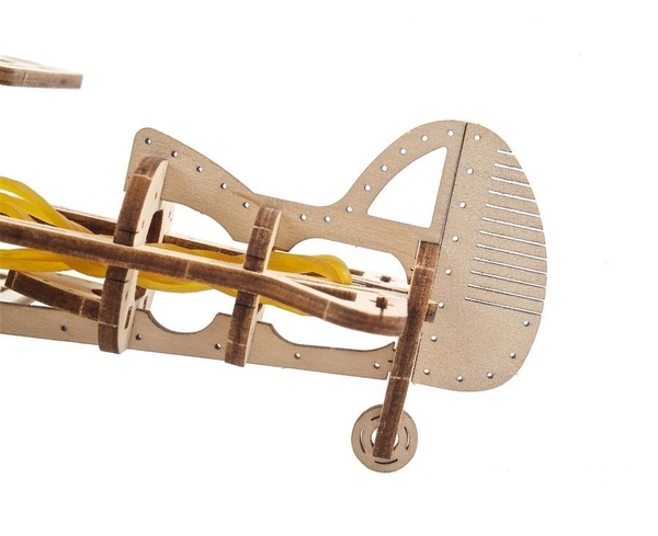 Механічний 3D-пазл Ukrainian Gears Міні-біплан, 84 ел. (70159) - Pampik - 8