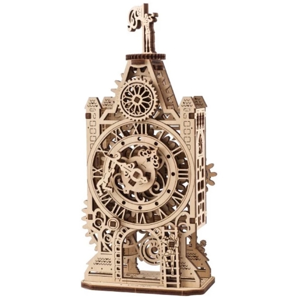 Механический 3D-пазл Ukrainian Gears Часы "Старая-башня", 44 эл. (70169) - Pampik